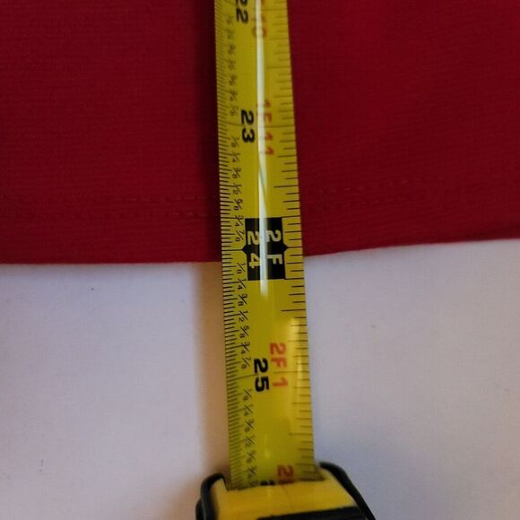 MOA Red Pencil Pull-on Elastic Waist Skirt Size S - Picture 7 of 8